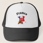 Frankreich France Francia Cap Trucker Pet (Voorkant)