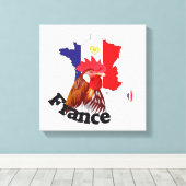 Frankreich, France, Francia Leinwand Canvas Afdruk (Insitu (Houten vloer))