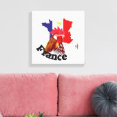 Frankreich, France, Francia Leinwand Canvas Afdruk (Insitu (Woonkamer))