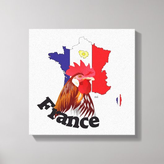 Frankreich, France, Francia Leinwand Canvas Afdruk (Voorkant)