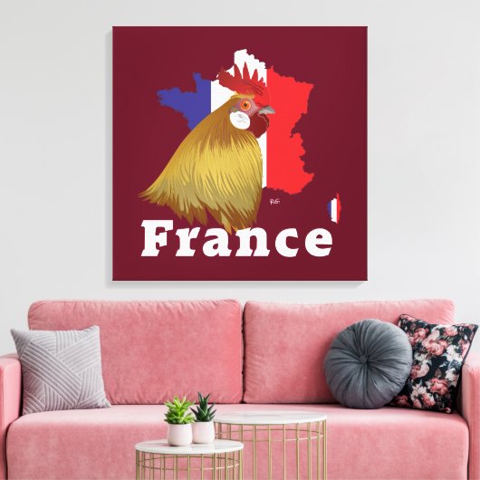 Frankreich, France, Francia Leinwand Canvas Afdruk (Insitu (Woonkamer))