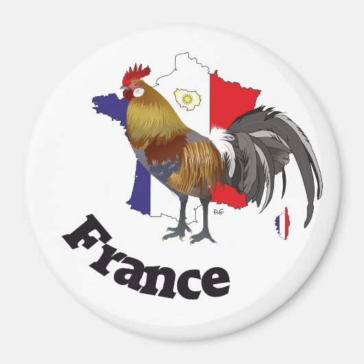 Frankreich France Francia Magnet (Voorkant)