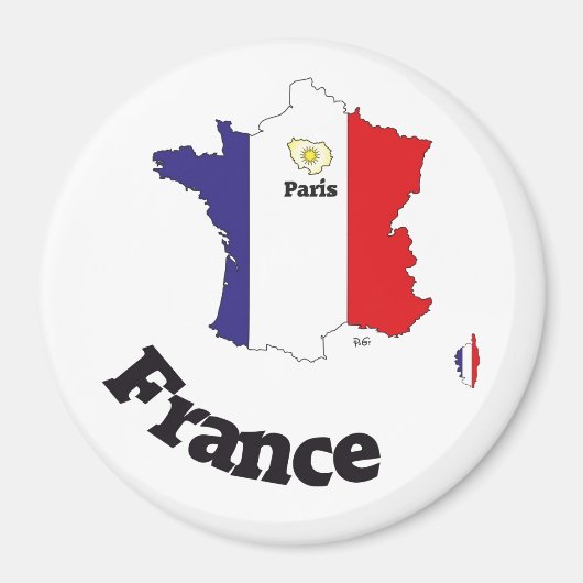 Frankreich France Francia Magnete Magneet (Voorkant)