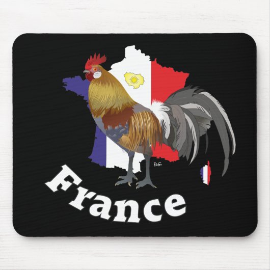 Frankreich - France Mousepad Muismat (Voorkant)