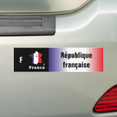 Frankreich - Frankrijk Autoaufkleber Bumpersticker (Op auto)