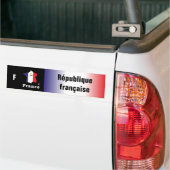 Frankreich - Frankrijk Autoaufkleber Bumpersticker (Op Truck)