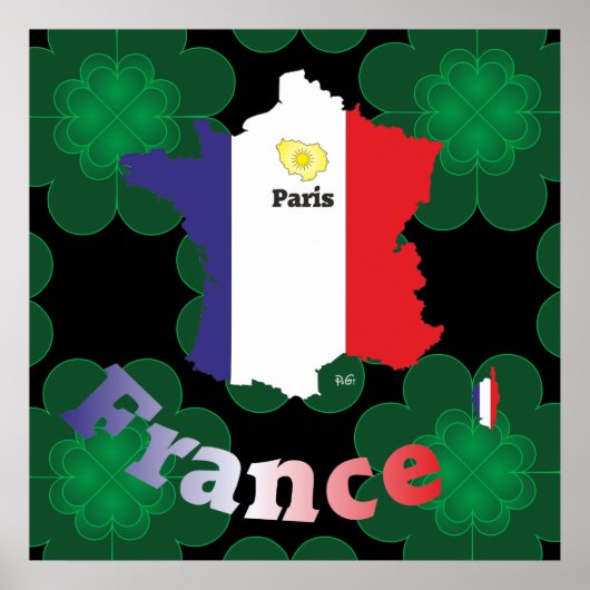 Frankreich, Frankrijk, Francia Poster (Voorkant)
