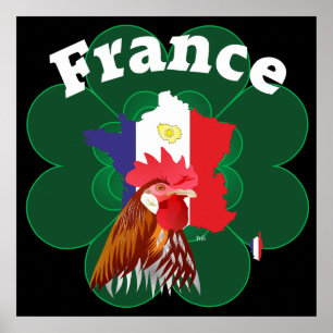 Frankreich, Frankrijk, Francia Poster