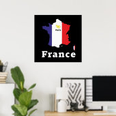Frankreich, Frankrijk, Francia Poster (Thuiskantoor)