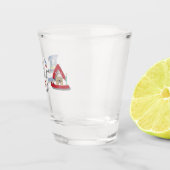 Frankrijk 프 스 in het Koreaans SOJU Shot Glas (Rechts)