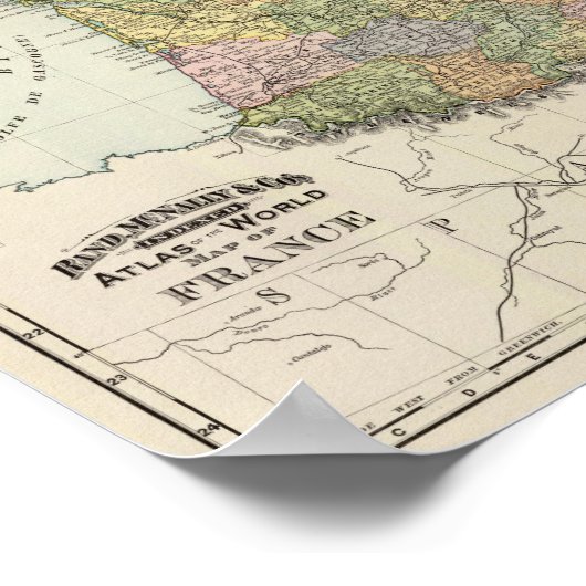 Frankrijk 10 poster (Hoek)