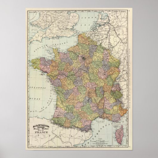 Frankrijk 10 poster (Voorkant)