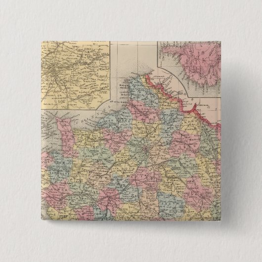 Frankrijk 10 vierkante button 5,1 cm (Voorkant)