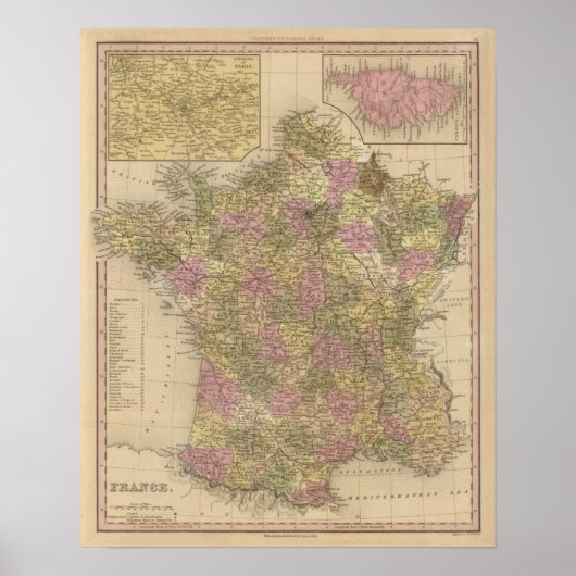 Frankrijk 17 poster (Voorkant)