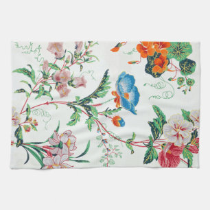Frankrijk 1830 Bloem Botanische Veldbloemen Theedoek