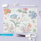 Frankrijk 1830 Bloemendekor Antiek Behang Tissuepapier (Craft)