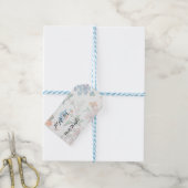 Frankrijk 1830 Bloemendessin Antieke Behang Cadeaulabel (Met Touw)