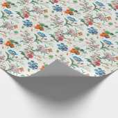 Frankrijk 1830 Bloemendessin Antieke Behang Cadeaupapier (Hoek)