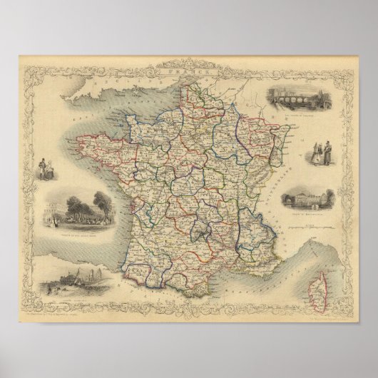 Frankrijk 18 poster (Voorkant)