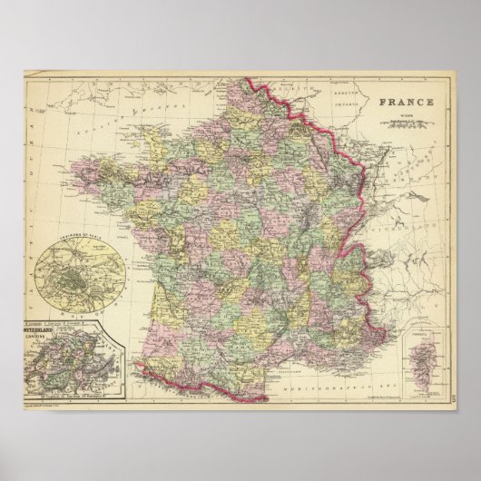 Frankrijk 19 poster (Voorkant)