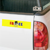 Frankrijk 2010 Fietsgeschenken voor fietsers Bumpersticker (Op Truck)