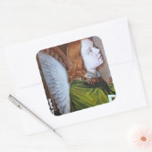 Frankrijk 2013 fotograaf vierkante sticker (Envelop)