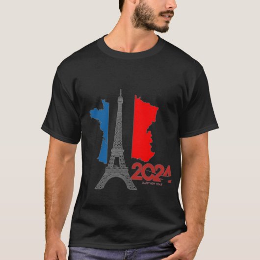 Frankrijk 2024, JO , PARIS T-shirt (Voorkant)