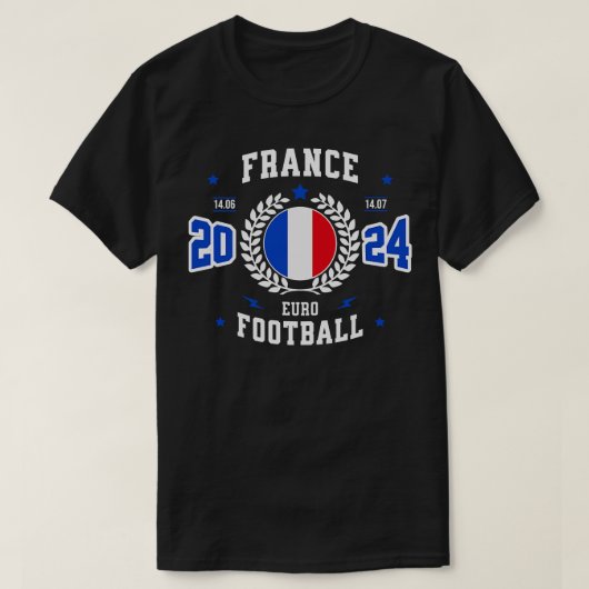 Frankrijk 2024 supporter t-shirt (Design voorkant)