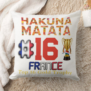 FRANKRIJK 2026 Global Games: Hakuna Matata Top 1 Kussen