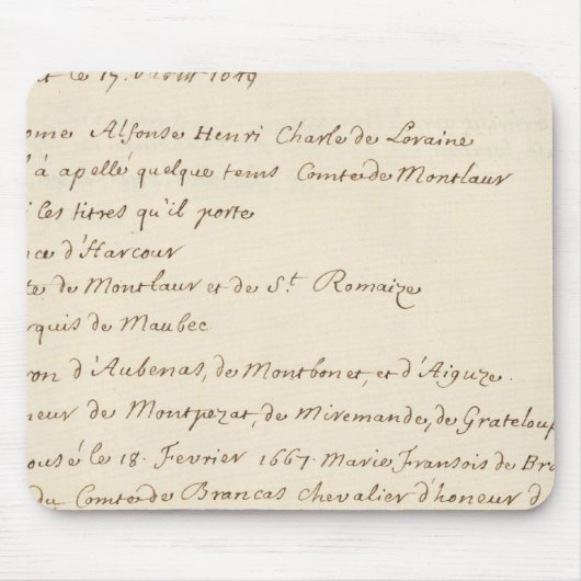 Frankrijk 20 muismat (Voorkant)