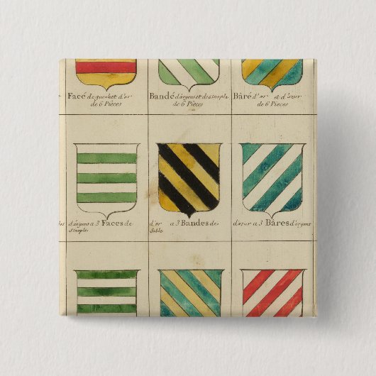 Frankrijk 22 vierkante button 5,1 cm (Voorkant)