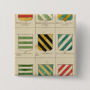 Frankrijk 22 vierkante button 5,1 cm