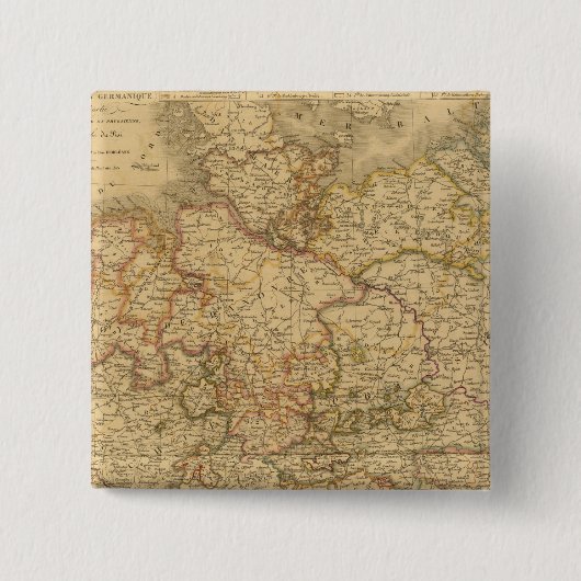 Frankrijk 23 vierkante button 5,1 cm (Voorkant)