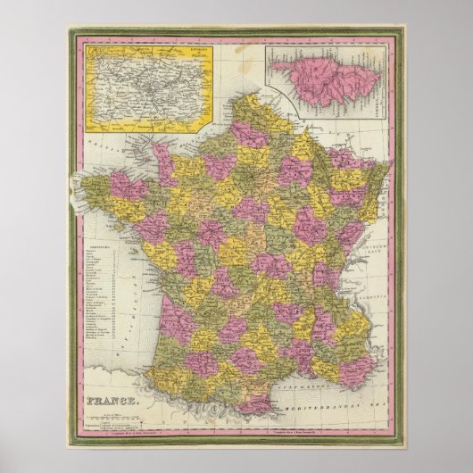 Frankrijk 24 poster (Voorkant)