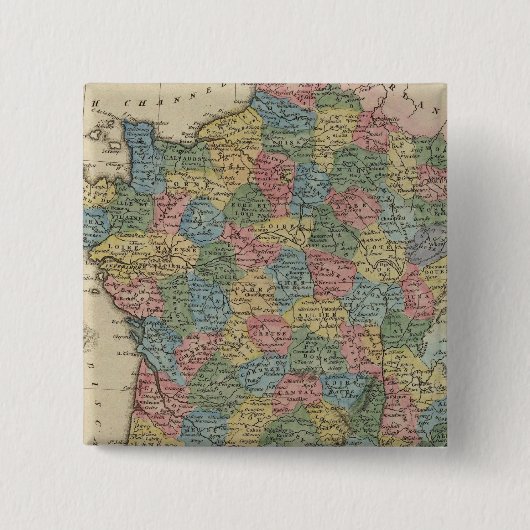 Frankrijk 25 vierkante button 5,1 cm (Voorkant)