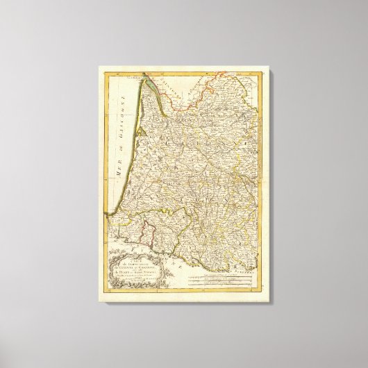 Frankrijk 26 canvas afdruk (Voorkant)