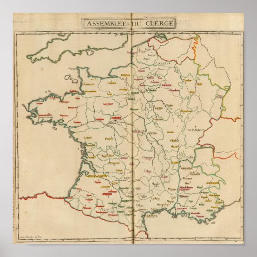 Frankrijk 26 poster (Voorkant)