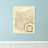 Frankrijk 27 canvas afdruk (Insitu (Houten vloer))