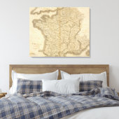 Frankrijk 2 canvas afdruk (Insitu (Slaapkamer))