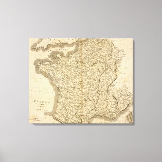 Frankrijk 2 canvas afdruk (Voorkant)