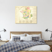 Frankrijk 30 canvas afdruk (Insitu (Slaapkamer))