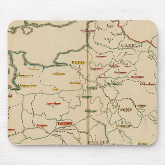 Frankrijk 30 muismat (Voorkant)