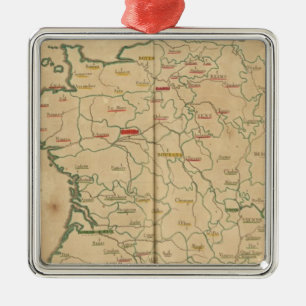 Frankrijk 32 metalen ornament