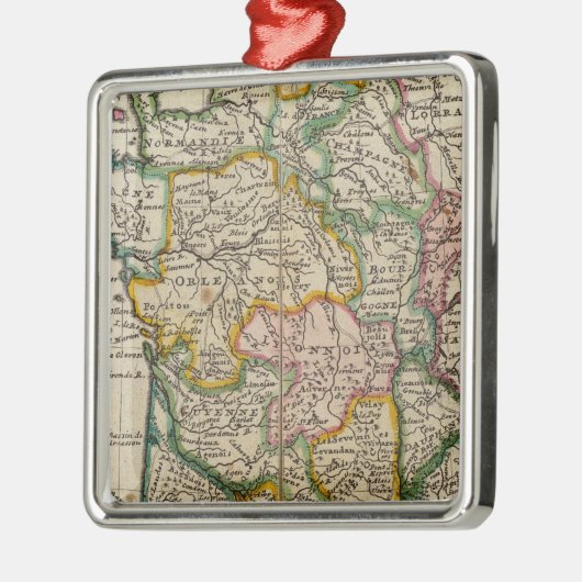 Frankrijk 36 metalen ornament (Links)