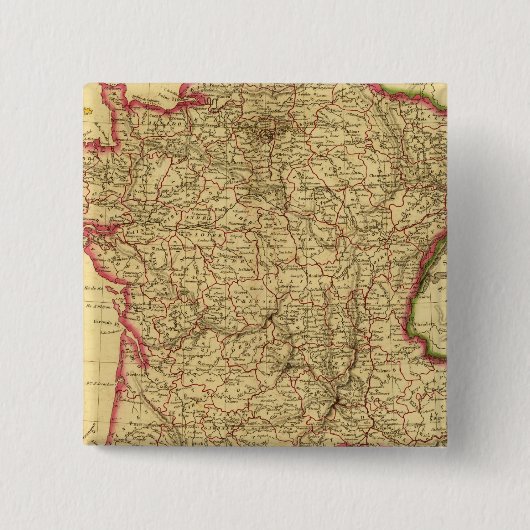 Frankrijk 37 vierkante button 5,1 cm (Voorkant)