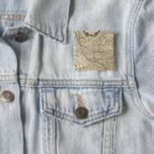 Frankrijk 38 vierkante button 5,1 cm (In situ)