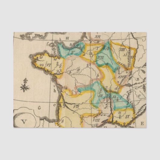 Frankrijk 3 tissuepapier (Voorkant)