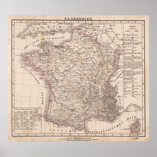 Frankrijk 40 poster (Voorkant)