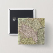 Frankrijk 40 vierkante button 5,1 cm (Voorkant /achterkant)