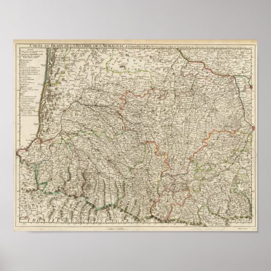 Frankrijk 43 poster (Voorkant)